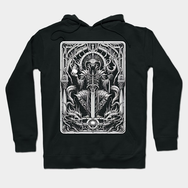 Demon Tarot Hoodie by OddlyNoir